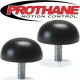 Prothane Urethane Small Button Shaped Round Bump Stops 11/16 Thick 1-5/8 Inch Diameter