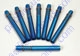 Jaycee Enterprises Racing Spring Loaded Push Rod Tubes - Yankee Blue