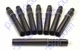 Jaycee Enterprises Racing Spring Loaded Push Rod Tubes - Asphalt Black