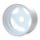 White Baja Bug Steel Wheel 7 Inch Wide 15 Inch Diameter 4 Lug 130Mm Bolt Pattern 2 Inch Back Space