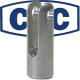 Cnc Silver 5/16-24 Thread Clevis And Pin For Cnc Dual Handle Steering Brakes