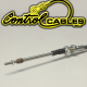 Control Cable Push-Pull Throttle Cable 96 Inches Long For Bulk Head Mount Or Cableclamp-Bh Mount