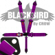 Crow Black Bird Quick Release Purple Seat Belt 3 Inch Lap 3 Inch Shoulders 5 Point Bolt In Style