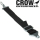 Crow Enterprizes 2 Inch Black Latch & Link Anti-Submarine Crotch Strap Belt