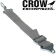 Crow Enterprizes 2 Inch Grey Latch & Link Anti-Submarine Crotch Strap Belt