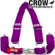 Crow Enterprizes Quick Release Purple Seat Belt 3 Inch Lap 3 Inch Shoulders 3 Point V-Type