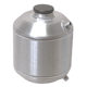 Oil Reservoir Spun Aluminum Dry Sump Tank - 1.5 Gallons - 9 In X 8 In Diameter With An #8 Fittings