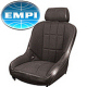 Empi Race Trim Extra Wide Black Cloth With Black Vinyl Back Seat Cover Only