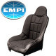 Empi Race Trim Extra Wide High Back Black Cloth With Black Vinyl Back Suspension Seat