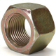 Grade 8 Fine Thread 7/16-20 Standard Hex Nut Zinc Plated Gold Color