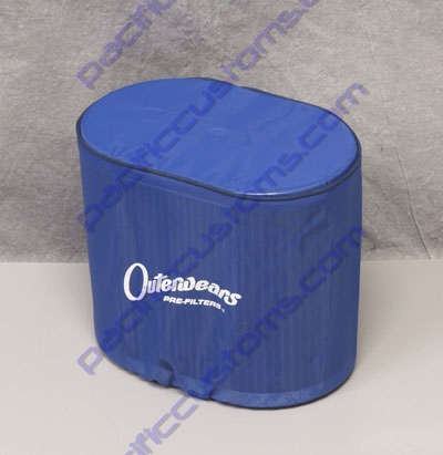 Outerwear Prefilter For Oval Filters 5.5 Wide X 9.0 Long X 3.5 Tall - Blue