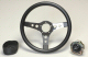 Grant Steering Wheel 13 Inch Diameter Chrome 3 Spoke Poly Grip With 3 To 5 Adapter And Horn Button