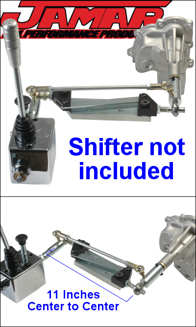 Jamar Performance Side Shift Adapter Plate For Moving The Shifter Over On Single Seat Car Or Trike