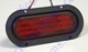 Kaper II Tail Light 6 Oval LED Red Lens Dual Filament For Brake Lights And Tail Lights