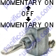 K4 Super Heavy Duty 50 Amp Momentary On / Off / Momentary On Toggle Switch With Screw Terminals