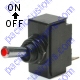 K4 Red Lighted Tip On / Off 15 Amp Toggle Switch With Tab Terminals