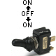 K4 Switches On / Off / On 20 Amp Sand Sealed Toggle Switch With Tab Terminals