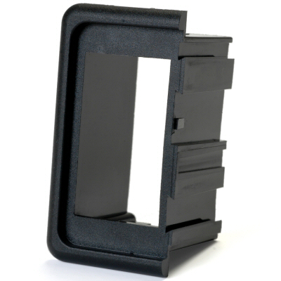 Momentary On Rocker Switch Contura II Soft Black 12 Volt 20 Amp Off