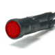 K4 Mini Red Indicator Warning Light Clips Into 5/16 Inch Hole Non Replaceable Bulb Black Bezel