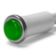 K4 Green 1/2 Inch Indicator Warning Dash Light Clips Into 1/2 Inch Hole Non Replaceable Bulb