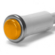 K4 Amber 1/2 Inch Indicator Warning Dash Light Clips Into 1/2 Inch Hole Non Replaceable Bulb