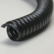 K4 Black Corrugated Polyethylene Split Loom For 1 Inch Diameter 10 Feet Long