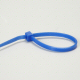 K4 Blue 4 Inch Long Plastic Zip Ties - 50 Per Bag