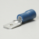 K4 Blue Male Slide On Terminals 1/4 Inch For 14-16 Gauge Wires - Pack Of 12