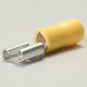 K4 Yellow Female Slide On Terminals 1/4 Inch For 10-12 Gauge Wires - Pack Of 12