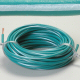 K4 Green 18 Gauge Wire With White Stripe - 100 Feet