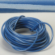 K4 Blue 18 Gauge Wire With White Stripe - 20 Feet