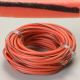 K4 Orange 18 Gauge Wire With Black Stripe - 20 Feet