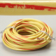 K4 Yellow 14 Gauge Wire With Red Stripe - 20 Feet