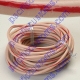 K4 Tan 14 Gauge Wire With Red Stripe - 100 Feet