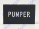 Dash Or Switch Self Adhesive I.D. Label For Pumper Measures 9/16 Tall And 1-1/8 Wide