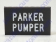 Dash Or Switch Self Adhesive I.D. Label For Parker Pumper Measures 9/16 Tall And 1-1/8 Wide