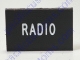 Dash Or Switch Self Adhesive I.D. Label For Radio Measures 9/16 Tall And 1-1/8 Wide