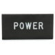 Dash Or Switch Self Adhesive I.D. Label For Power Measures 9/16 Tall And 1-1/8 Wide