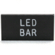 Dash Or Switch Self Adhesive I.D. Label For Led Light Bar Measures 9/16 Tall And 1-1/8 Wide