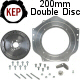 Kennedy Mendeola Transmission 8 Inch Double Disc Chevy LS1, LS2, LS6, LS7, 4.8, 5.3 Engine Adapter