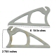 Weld On LED Light Bar Tab With Flat Base - Pair