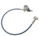 Nitrogen Shock Fill Kit 600 PSI Pressure Gauge, 2 Foot Hose, No Loss Air Chuck and Pressure Relief V