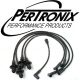 Pertroinx 8Mm Black Flame Thrower Spark Plug Wires For Pertronix Or Msd Billet Distributors Only