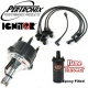 Pertronix Ignitor Billet Distributor Kit Epoxy Flame Thrower Coil Black Plug Wires Black Cap