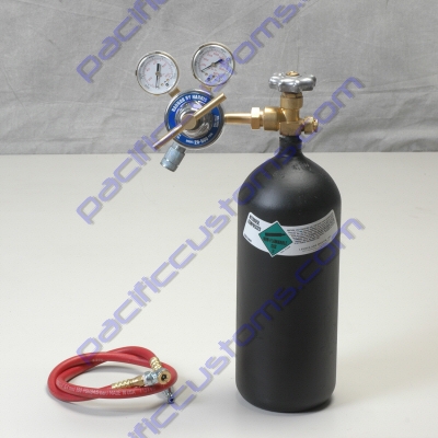 Nitrogen Shock Fill Kit Bottle With Regulator And Hose For Refilling Fox, King, Or Sway-A-Way Shocks