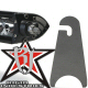 Rigid Industries Led Light Bar Weld On 1/4 Inch Slotted Mounting Tab Radius For A 2.00 Tube