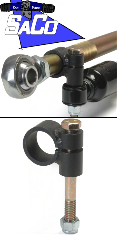 Saco Steering Damper Adapter Clamp On Mount For 1 Inch