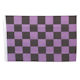 SMF Small 12 Inch X 20 Inch Replacement Purple And Black Checkered Flag For Whip Antenna