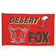 SMF Small 12 Inch X 20 Inch Replacement Flag For Whip Antenna Desert Fox Flag