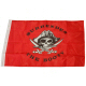 SMF Small 12 Inch X 20 Inch Replacement Flag For Whip Antenna Surrender The Booty With Skull Flag